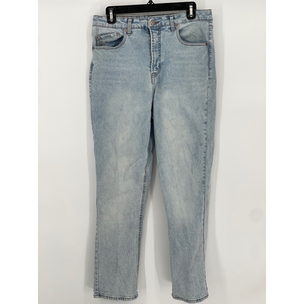 Frye Womens High Rise Straight Leg Light Wash Denim Jeans Size 10/30